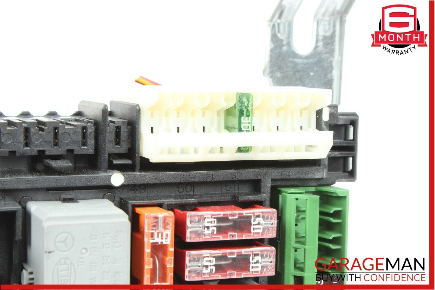 12-14 Mercedes W204 C250 C300 Rear SAM Fuse Box Relay Module Assembly