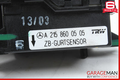 Mercedes R230 SL500 CL500 Seat Belt Seatbelt Tension Sensor 2158600505 OEM