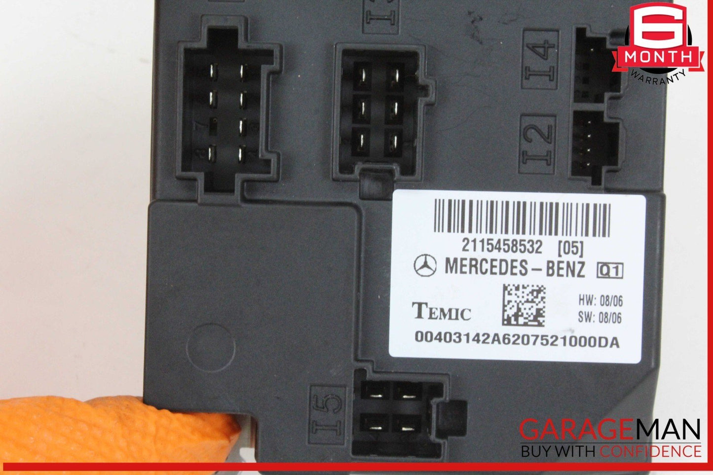 03-11 Mercedes W211 E320 CLS550 Body Control Module BCM 2115458532 OEM