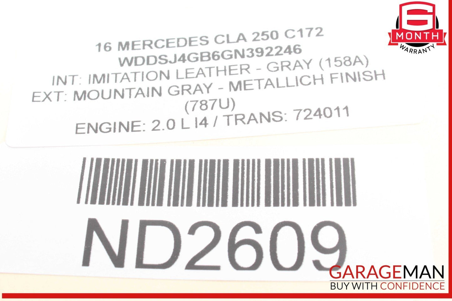 12-20 Mercedes W117 CLA250 Parking Brake Release Handle 2469050451 OEM