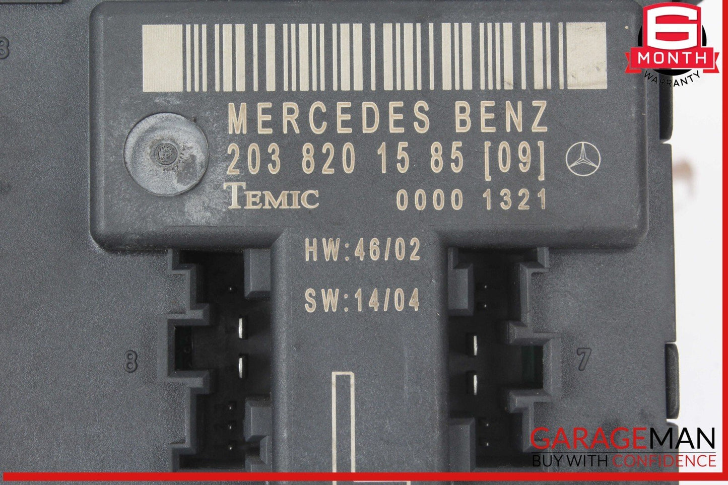 01-07 Mercedes W203 C230 C350 Front Left Side Door Control Module 2038201585