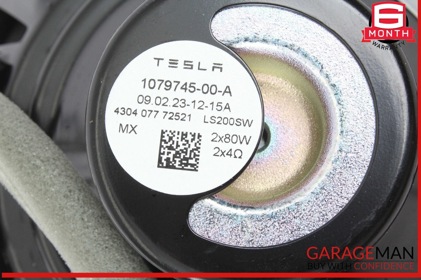 17-23 Tesla Model Y 3 Rear Trunk Subwoofer Sub Woofer Audio Sound Speaker OEM