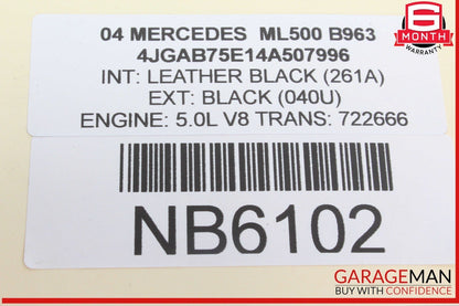 98-05 Mercedes W163 ML500 ML320 ML55 AMG Front Right / Left Seat Control Module