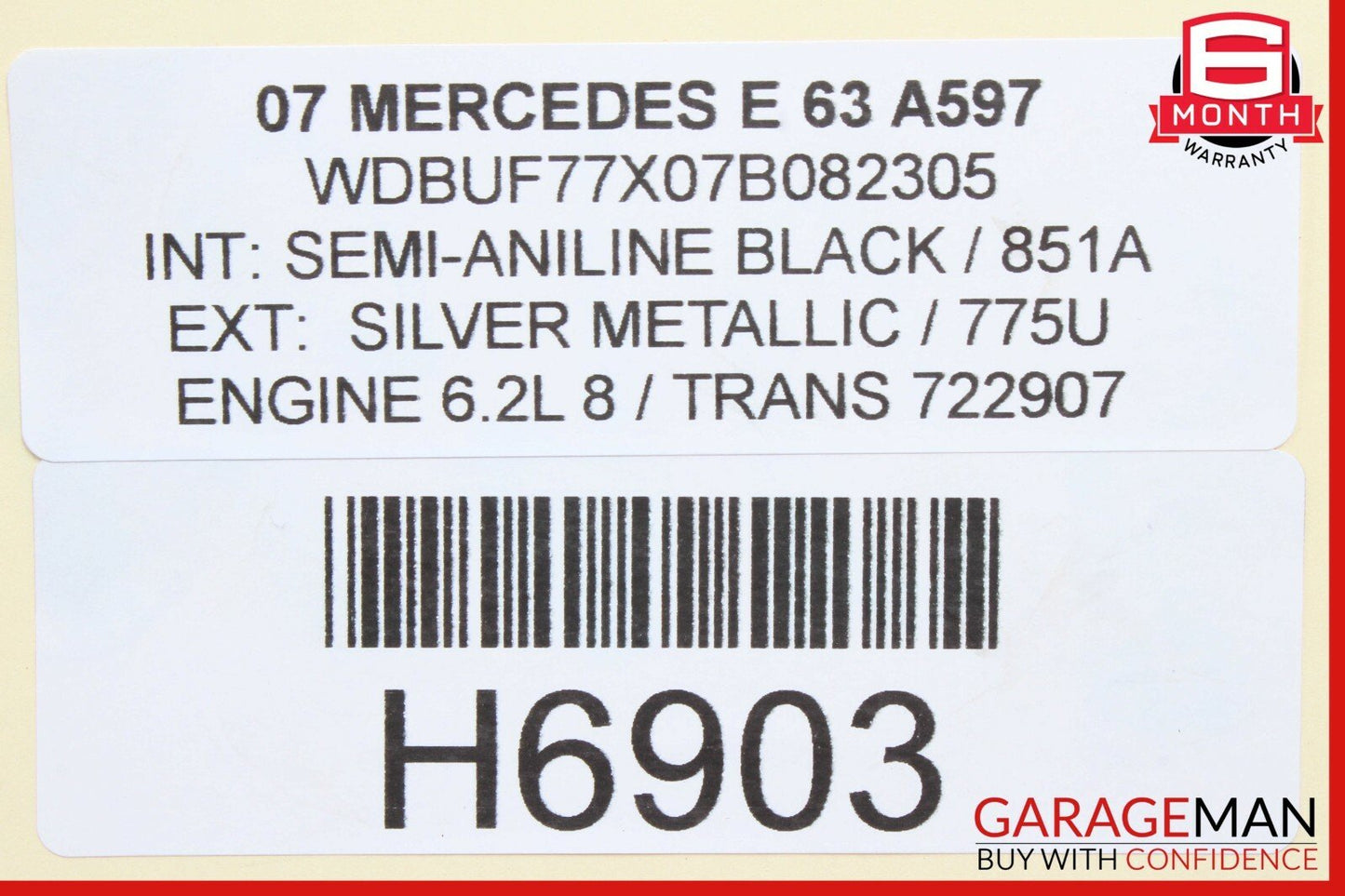 03-11 Mercedes SLK350 GL320 E63 AMG Front Right Side Seat Control Module Unit