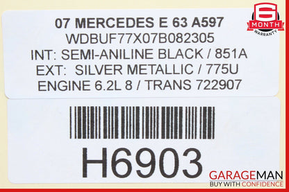 03-11 Mercedes SLK350 GL320 E63 AMG Front Right Side Seat Control Module Unit