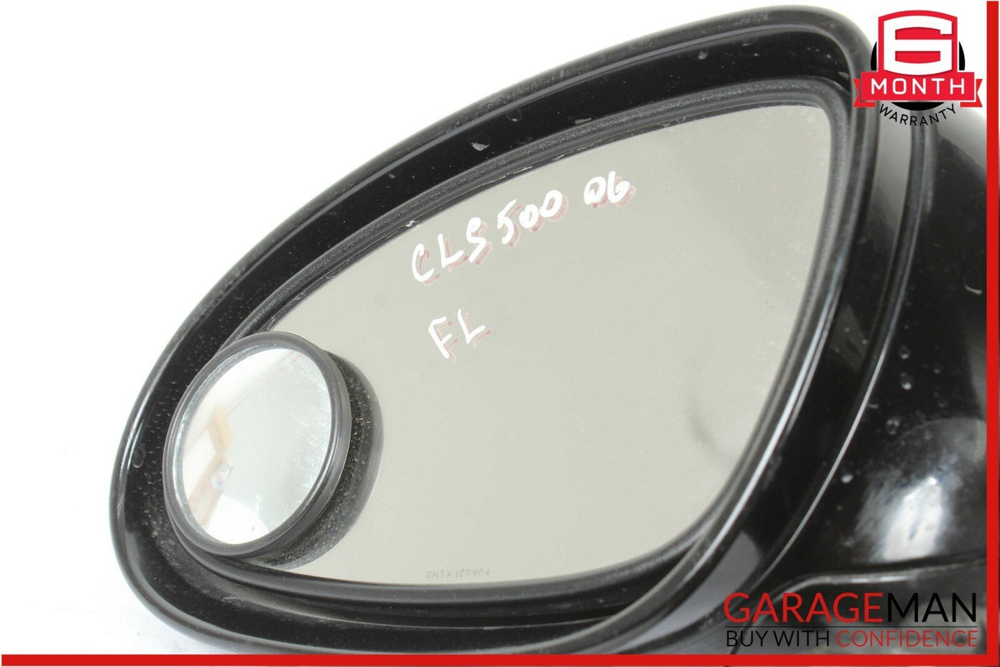 06-08 Mercedes W219 CLS500 Front Left Driver Side Mirror Door Rear View Black