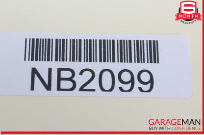 07-13 Mercedes W221 S550 Rear Right Center Dual Seatbelt Seat Belt Buckle Gray