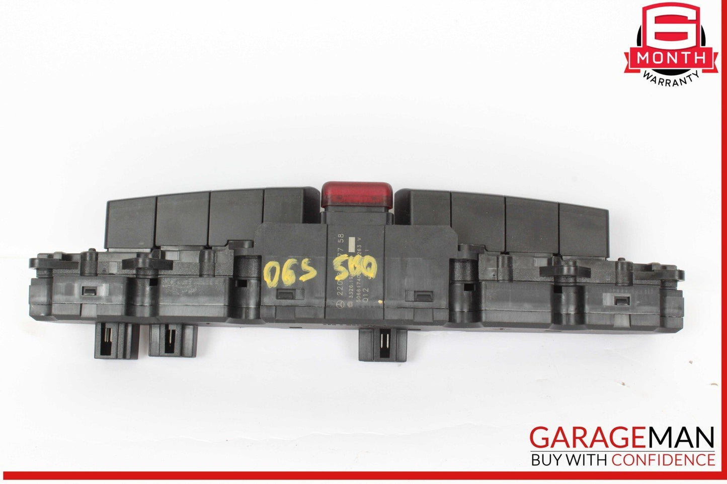 03-06 Mercedes W220 S500 S430 Center Dashboard Control Switch 2208217758 OEM