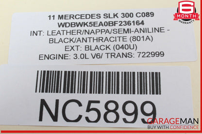 03-12 Mercedes R171 SLK300 SLK280 Front Left Door Window Regulator Motor Unit