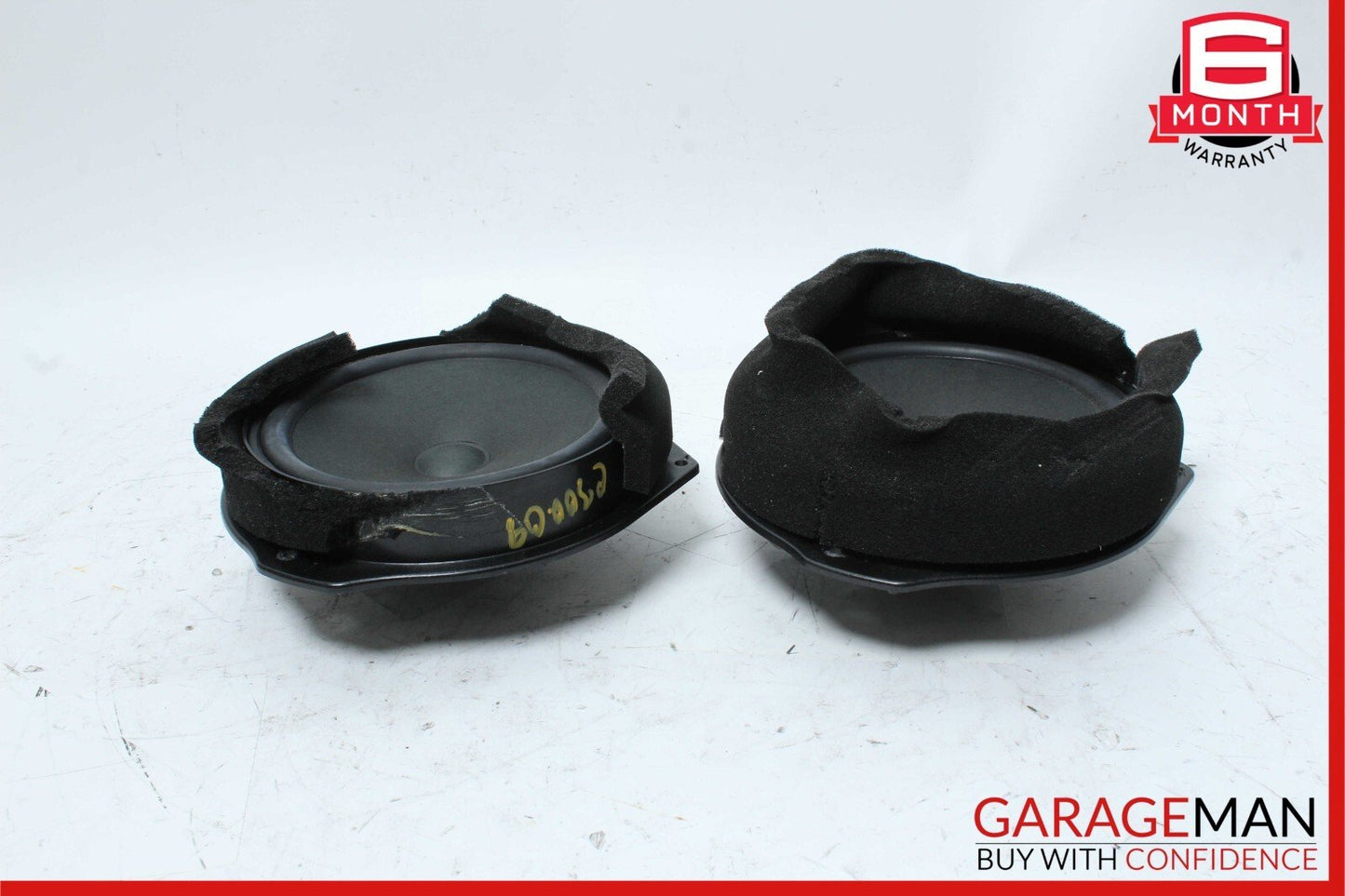 08-14 Mercedes W204 C300 Front Right & Left Side Door Sound Speaker Set of 2 Pc