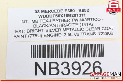03-11 Mercedes W211 E350 CLS550 Rear AC Climate Control Switch Vent Trim OEM