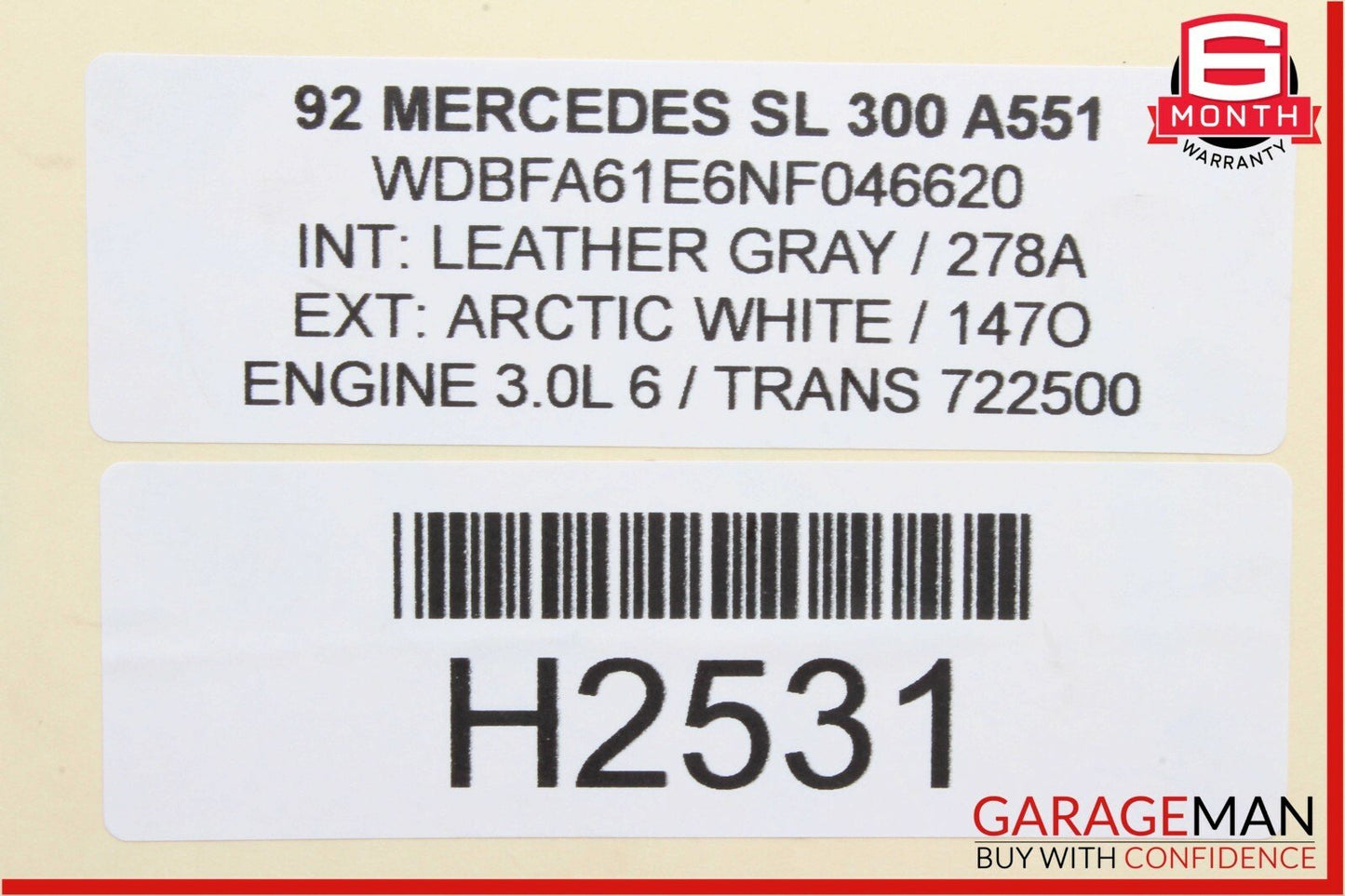 90-02 Mercedes R129 300SL SL500 Top Hydraulic Valve Block Solenoid Left Side OEM