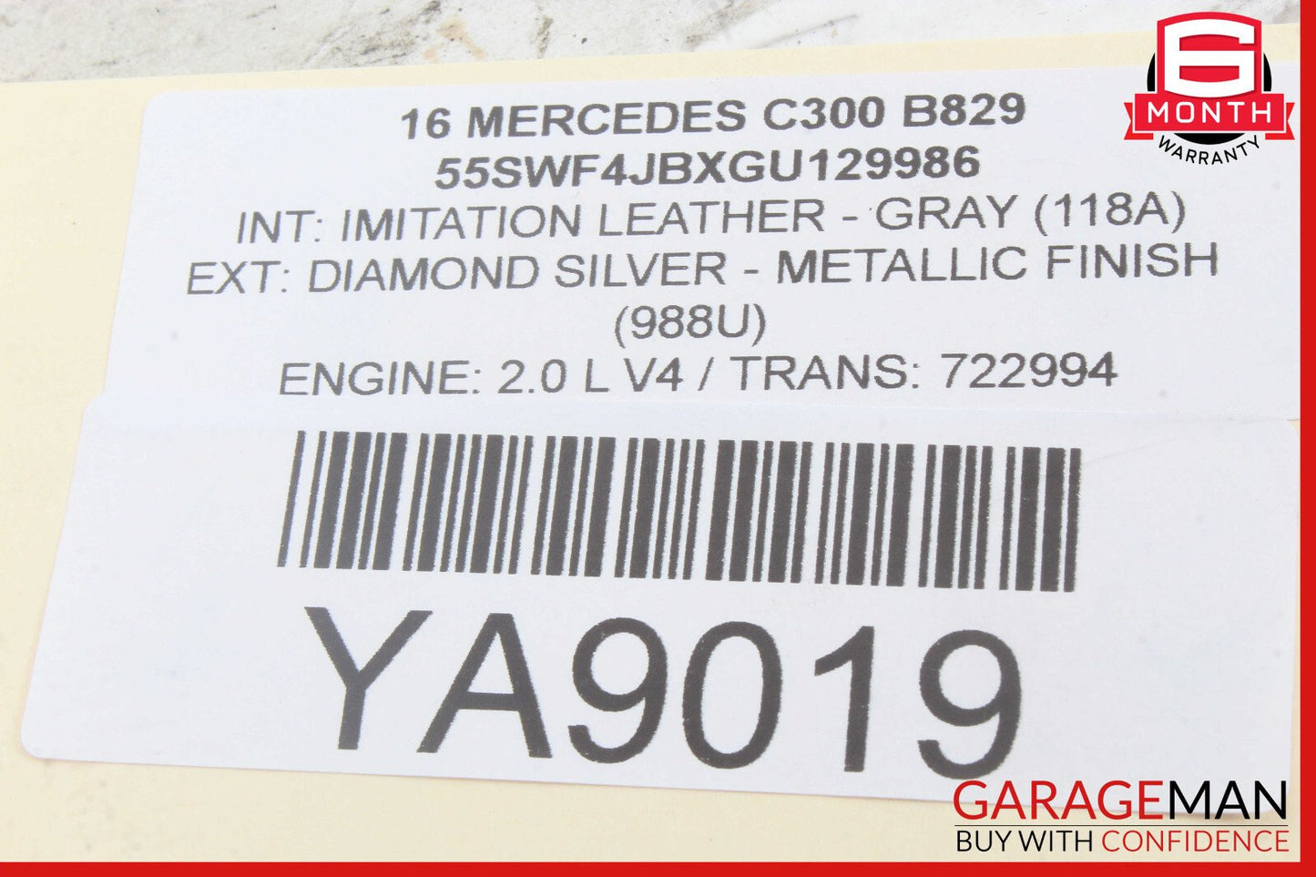15-20 Mercedes W205 C300 Rear Left or Right Suspension Lower Control Arm OEM