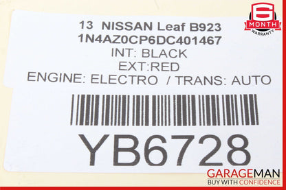 11-17 Nissan Leaf Rear Right Passenger Side Door Window Switch OEM