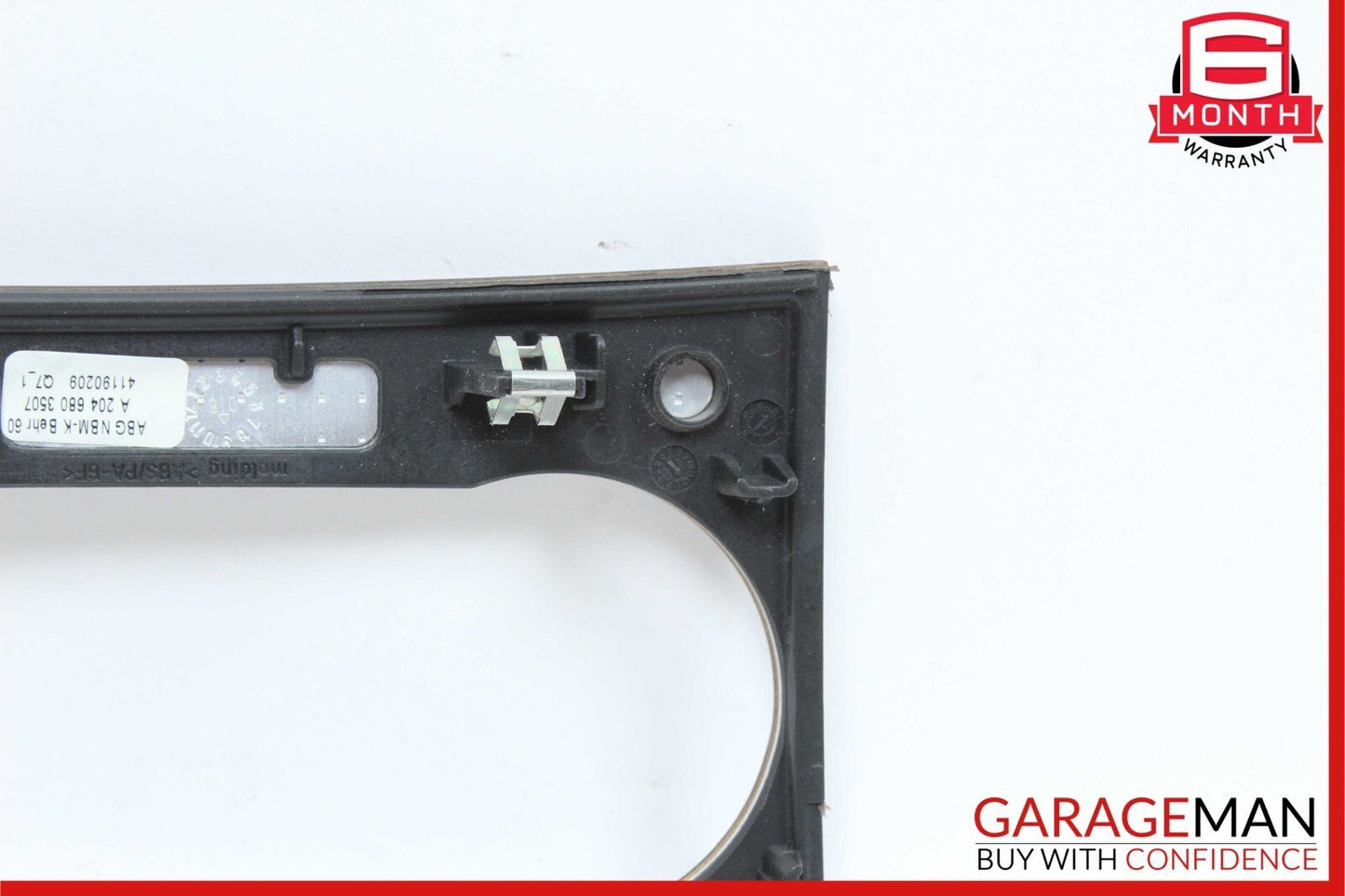 08-14 Mercedes W204 C300 C280 AC A/C Climate Control Switch Trim Bezel Wood
