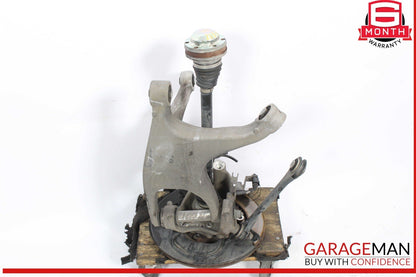 11-18 Audi A8 Rear Left Spindle Knuckle Wheel Hub w/ Control Arms & Shaft OEM