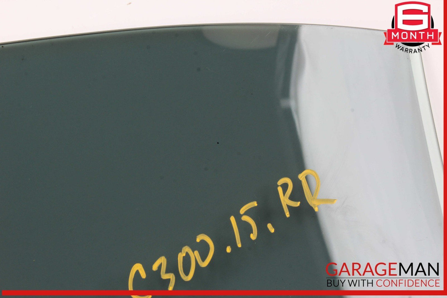 15-21 Mercedes W205 C300 C400 Rear Right Side Door Window Glass OEM