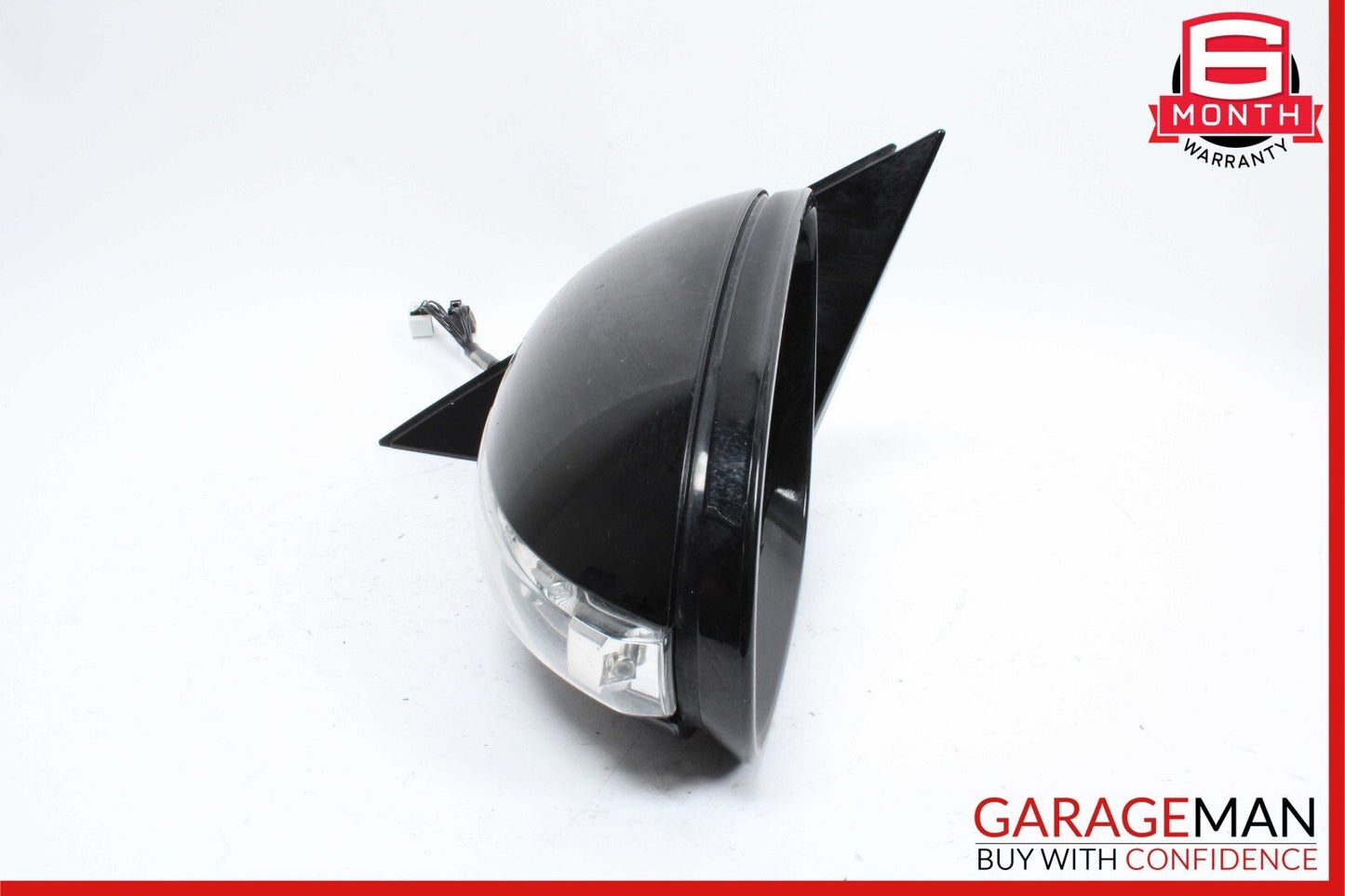 07-09 Mercedes W221 S550 Front Left Side Mirror Rear View Door Black OEM