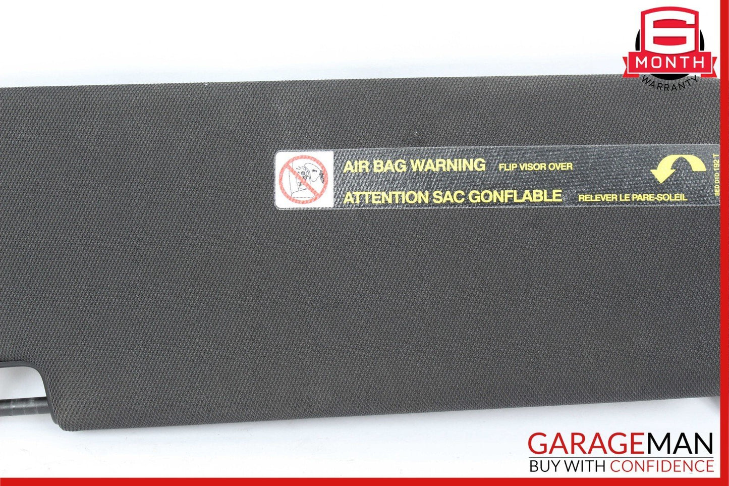 12-16 Audi A6 A7 Front Right Passenger Side Sunvisor Sun Visor Shade Cover Black