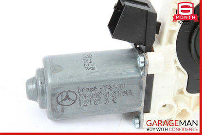 07-13 Mercedes W221 S450 S550 S63 AMG Rear Right Window Regulator Motor Unit