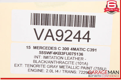 15-20 Mercedes W205 C300 4MATIC Front Left Driver Side Seat Control Switch OEM