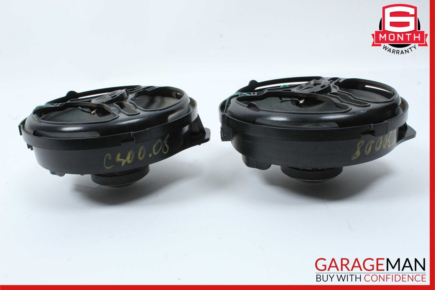 08-11 Mercedes W204 C300 Rear Right & Left Side Door Sound Speakers Set OEM