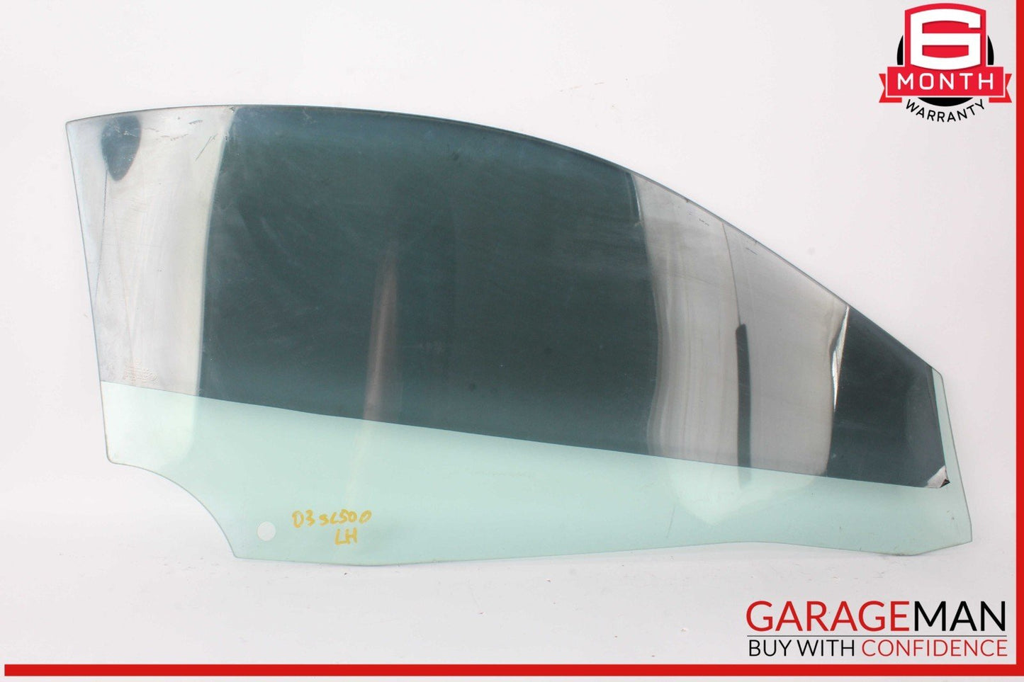 03-12 Mercedes R230 SL500 SL55 AMG Front Left Driver Side Door Window Glass OEM