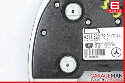 06-11 Mercedes W211 E350 CLS550 CLS500 Rear Overhead Dome Light 2118207301 OEM