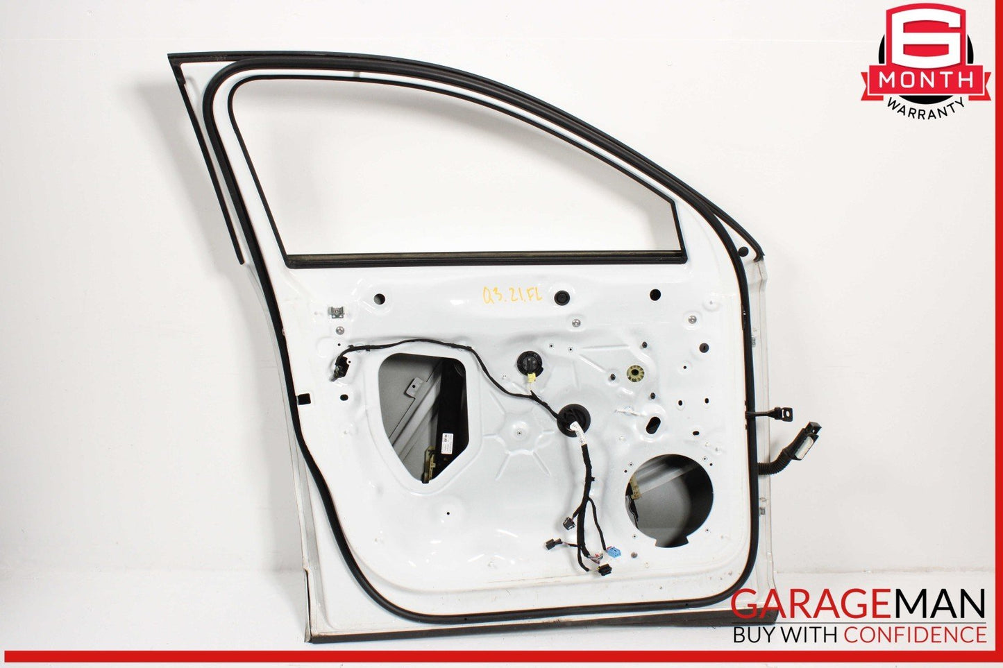 19-25 Audi Q3 Front Left Driver Door Shell Panel White 83A831051D OEM