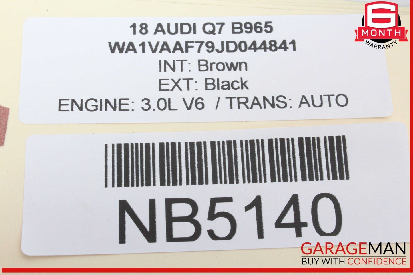 17-24 Audi Q7 Rear 3rd Row Left / Right Seat Release Switch Button 4M0959861B