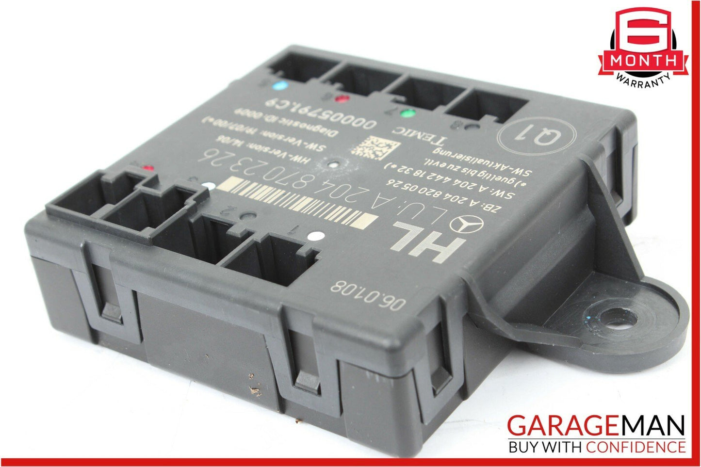 08-14 Mercedes W204 C250 C300 C63 AMG Rear Left Side Door Controller Module Unit