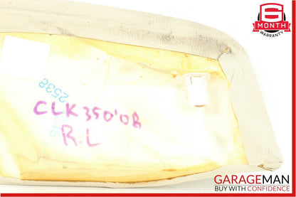 06-09 Mercedes W209 CLK350 Rear Left Side Seat Top Bolster Cushion Cover Beige