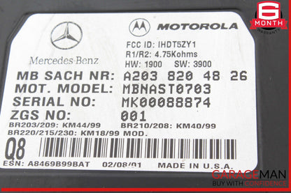 00-09 Mercedes W210 E320 SL550 Voice Command Control Module 1638201326 OEM