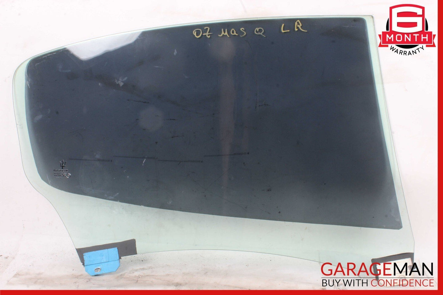03-13 Maserati Quattroporte M139 Rear Left Side Door Window Glass OEM