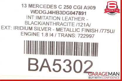 08-14 Mercedes W204 C250 Front Right Side Door Sound Speaker 2048205502 OEM