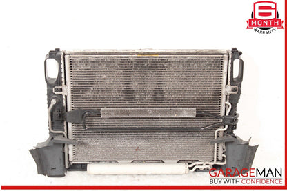 06-09 Mercedes W211 E350 Engine Motor Cooling Radiator A/C Condenser Assembly