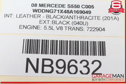 07-09 Mercedes W221 S550 S450 Headunit Head Unit Comand Command CD Navigation