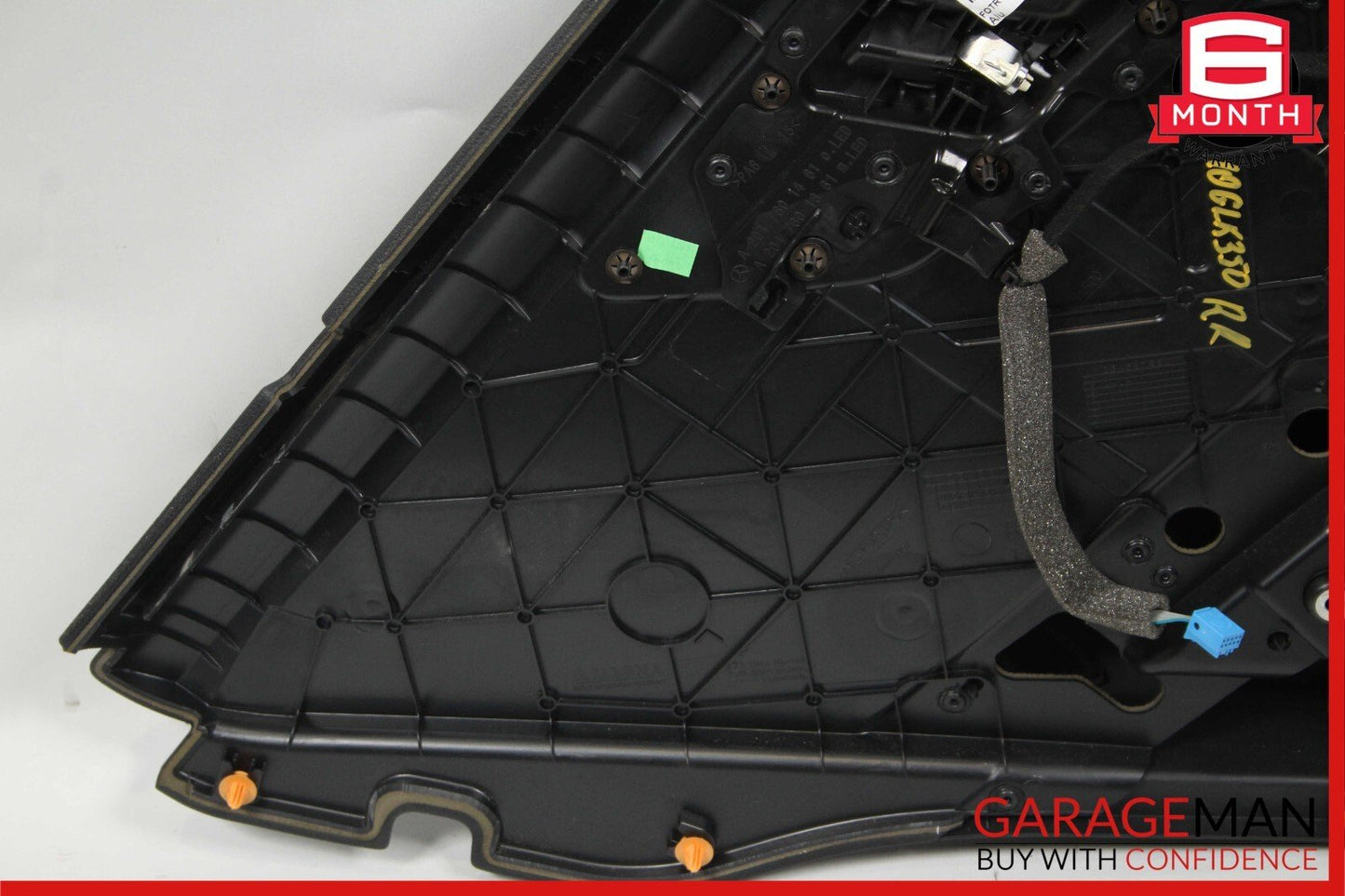 10-15 Mercedes X204 GLK350 Rear Right Side Interior Door Trim Panel Cover Black