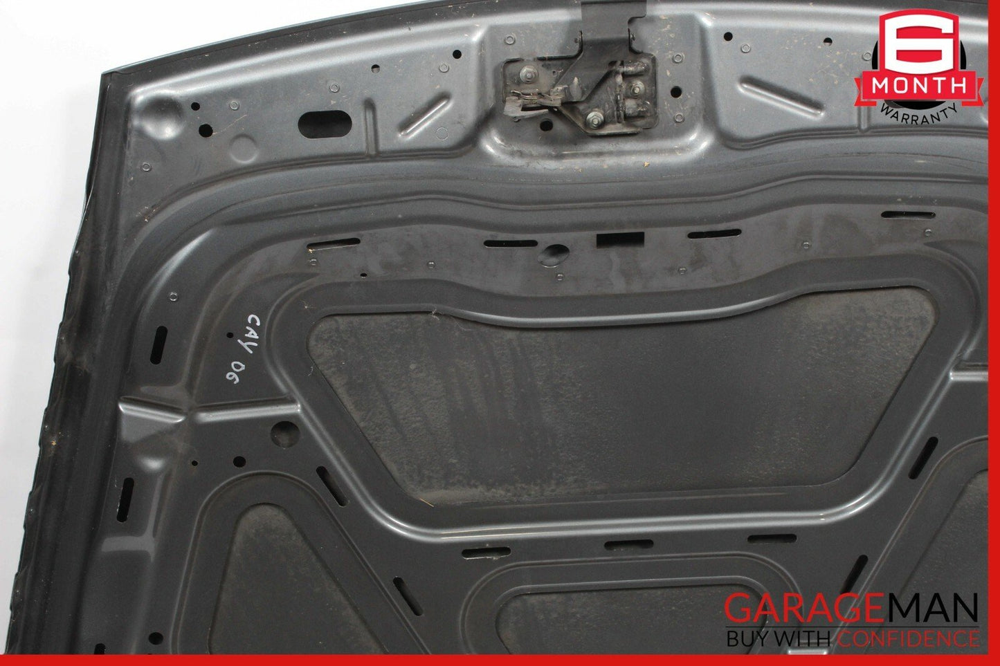 03-06 Porsche Cayenne S 955 Front Hood Bonnet Panel Assembly Gray OEM