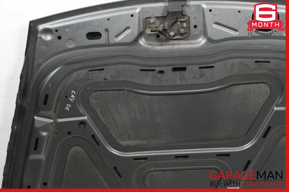 03-06 Porsche Cayenne S 955 Front Hood Bonnet Panel Assembly Gray OEM