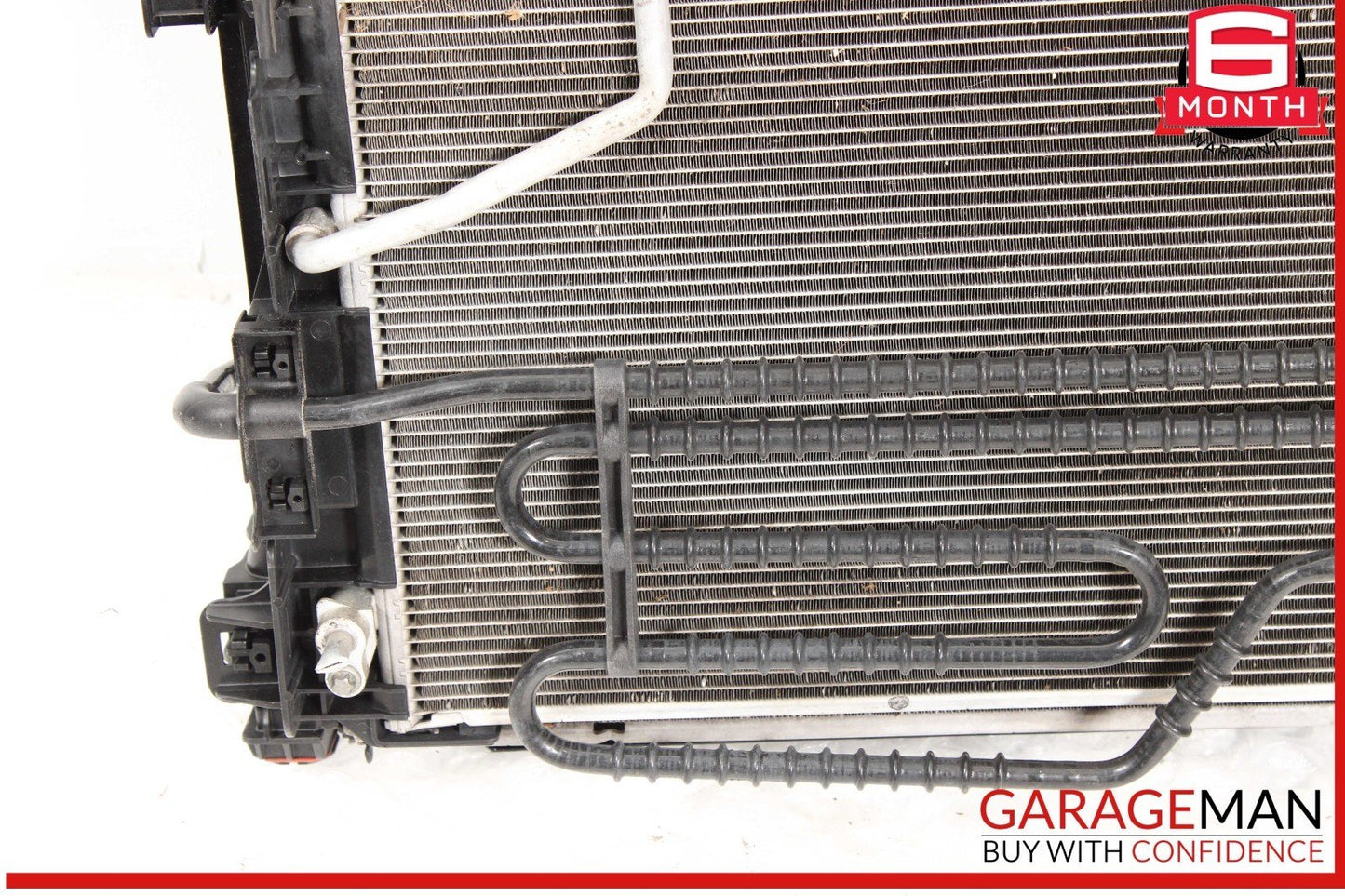 12-15 Mercedes W204 C250 Engine Motor Cooling Radiator A/C AC Condenser Assembly