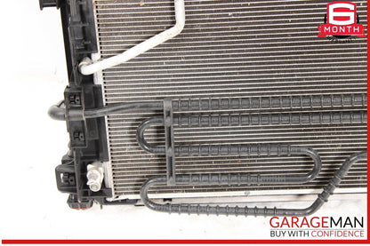 12-15 Mercedes W204 C250 Engine Motor Cooling Radiator A/C AC Condenser Assembly