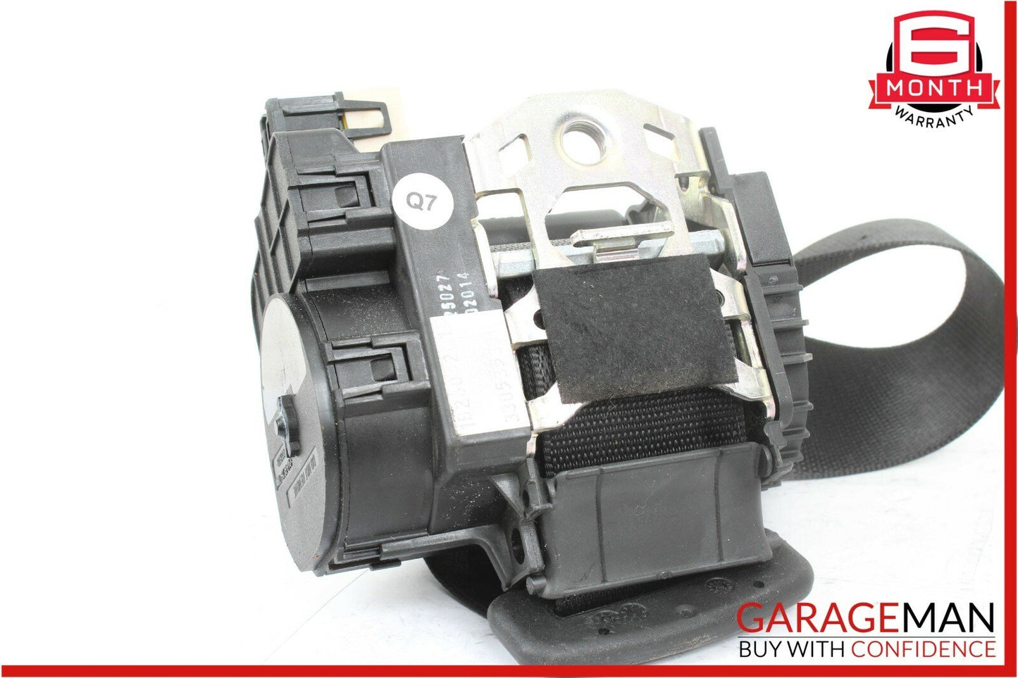 07-10 Mercedes W216 CL550 Front Left Driver Seat Belt Seatbelt Retractor Black
