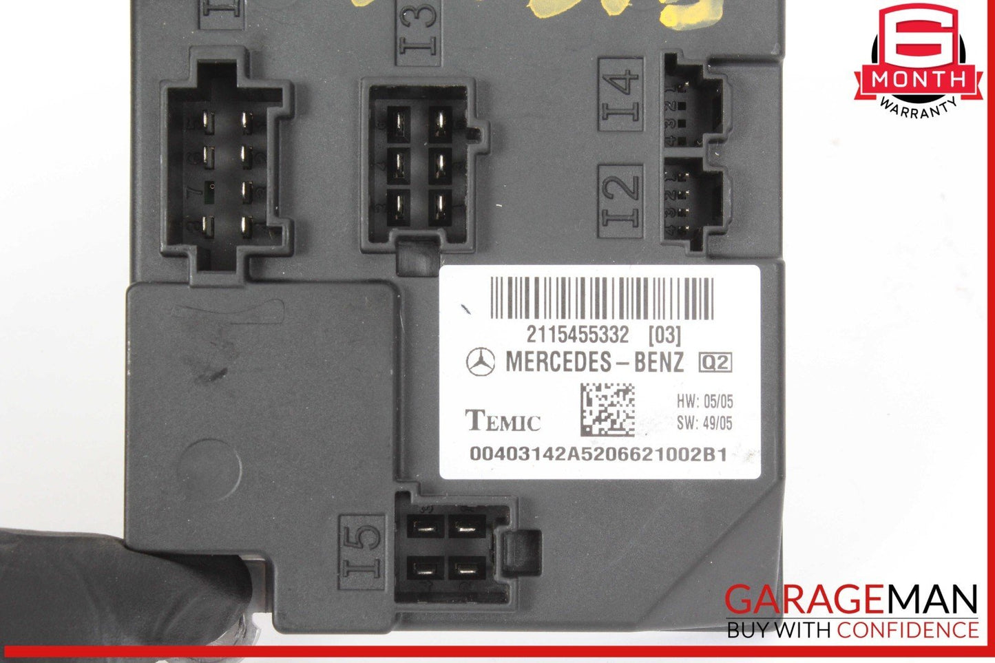 03-11 Mercedes W211 E63 AMG CLS550 Body Control Module BCM 2115455332 OEM