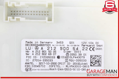 13-20 Mercedes W212 E250 SL550 ML400 Keyless Go Entry Control Module OEM
