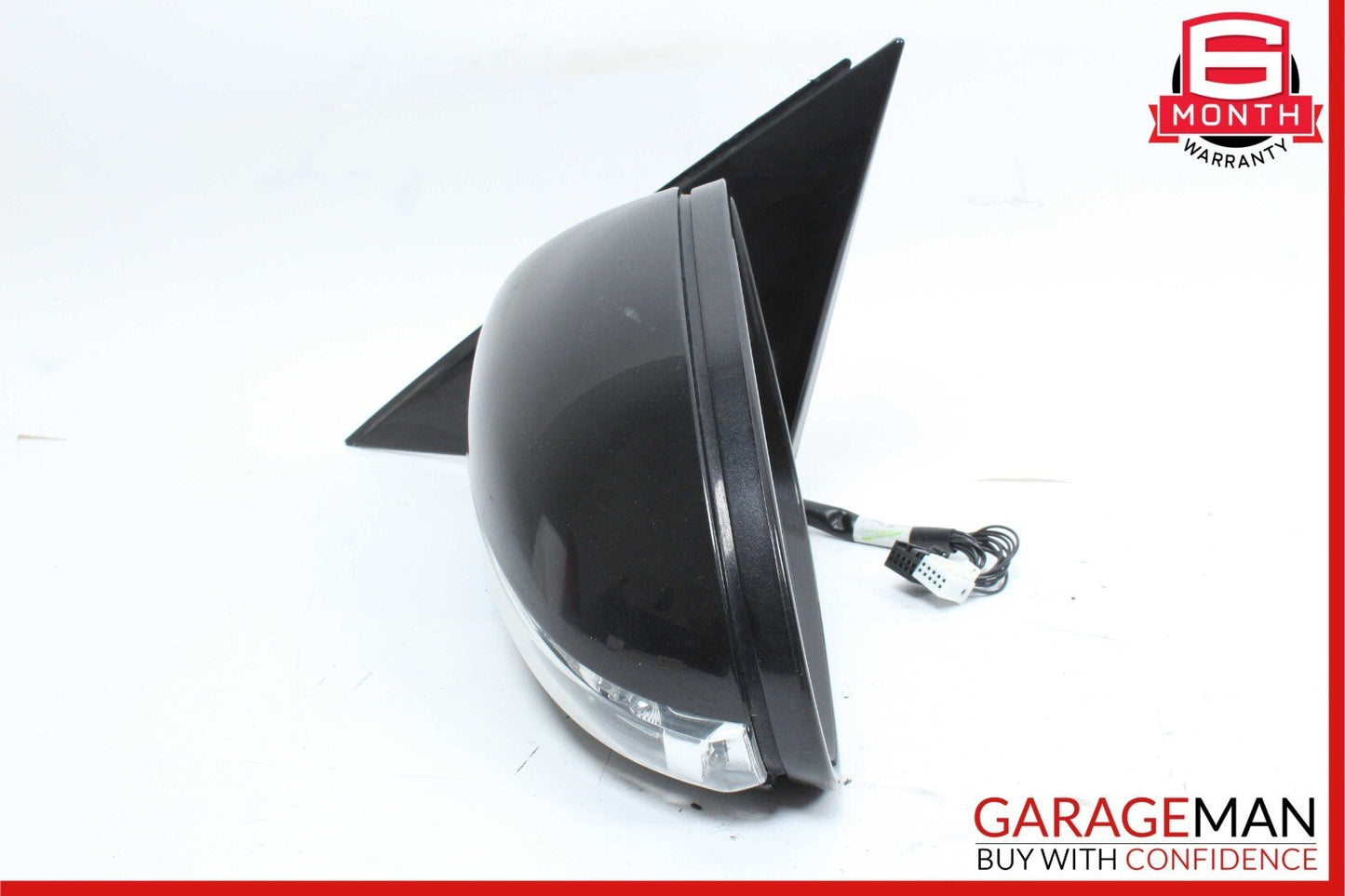 07-09 Mercedes W221 S450 S550 Front Left Side Mirror Door Rear View Black OEM