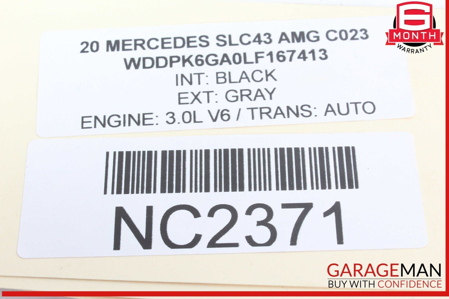 17-20 Mercedes R172 SLC43 AMG Rear Left or Right Side Lower Thrust Control Arm