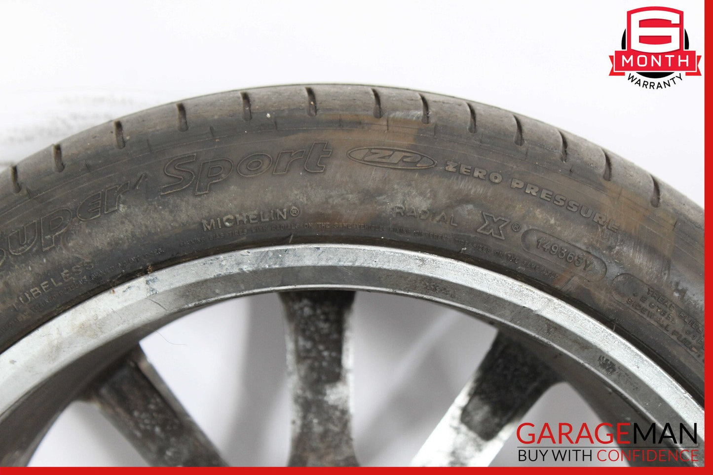 08-10 Maserati Quattroporte Rear Wheel Tire Rim 19" OEM