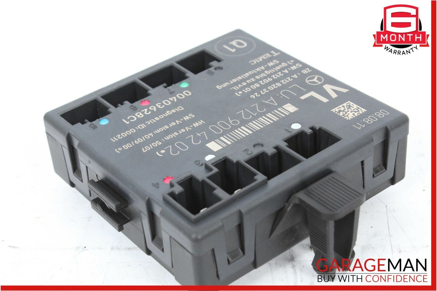 08-15 Mercedes W204 C250 Front Left Driver Side Door Controller Module Unit