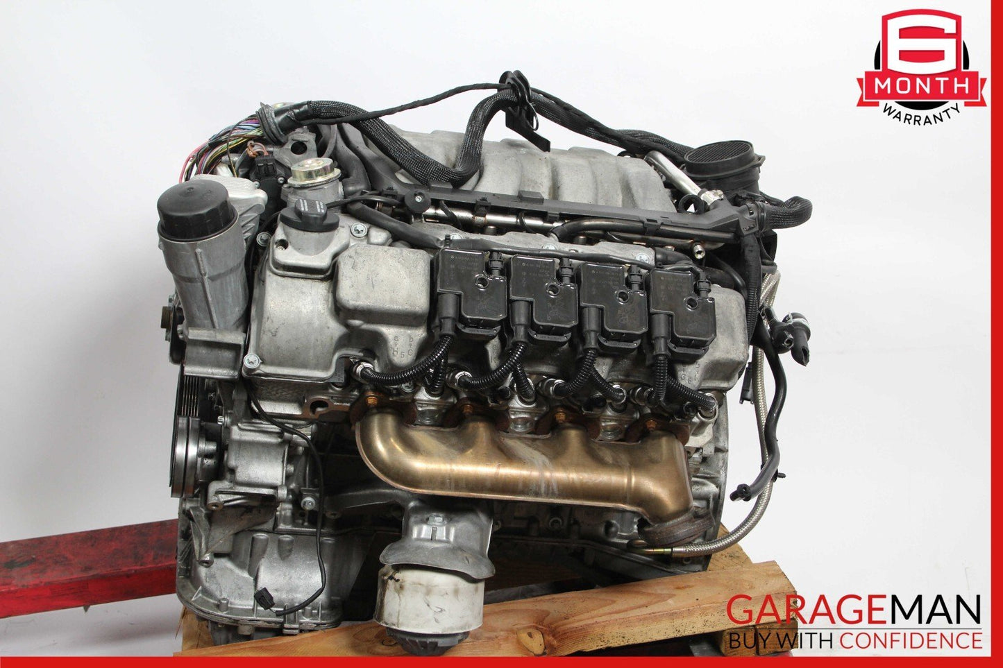 01-02 Mercedes W215 CL55 S55 AMG 5.5L Complete Engine Motor Block Assy 220k